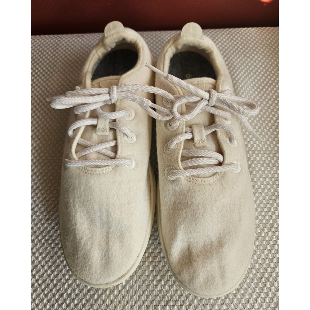 Allbirds Merino Wool Runner Sneakers Natural White Cream - Womens Sz 10